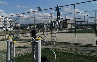 Kartepe Hacı İbrahim Parkı ışıl ışıl
