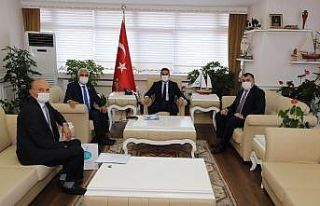 Kassanov, Sinop Valisi Karaömeroğlu ile görüştü