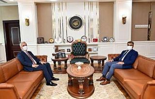 Kastamonu Valisi Çakır, Vali Gürel ile görüştü