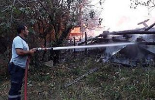 Kastamonu’da aynı noktada iki ev yanarak kullanılamaz...