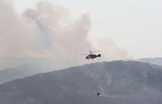 Kastamonu’da çıkan orman yangınını söndürme...