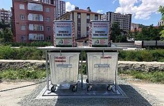 Kastamonu’da çöp konteynerleri yer altına alınıyor