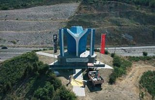 Kayı boyu anıtında bakım ve onarım çalışması...