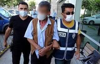 Kayınvalidesinin evini yakarken kameraya yakalanan...