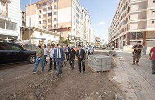 Kaymakam Aslan, Kavazoğlu Sokak’ta incelemelerde...