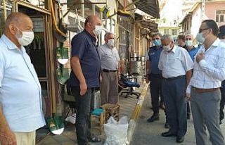 Kaymakam Eligül’den korona virüs denetimi