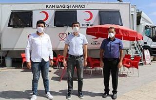 Kaymakam Kayabaşı’ndan kan bağışı