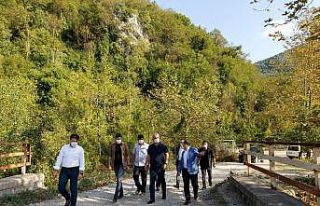 Kaymakam Sağlam, Vali Çakır’a çalışmaları...