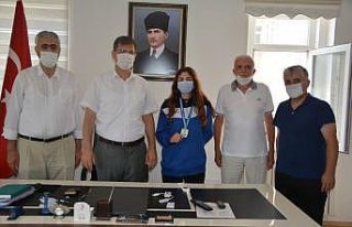 Kaymakam Türkiye birincisini ağırladı