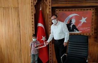 Kaymakam Türköz’e sürpriz ziyaret