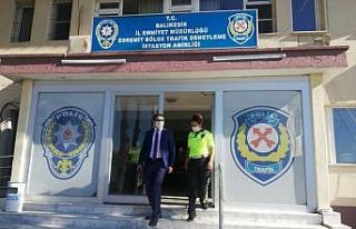 Kaymakam Ünsal’dan emniyet birimlerine ziyaret