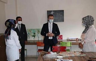 Kaymakam Yelek’ten aile destek merkezine ziyaret