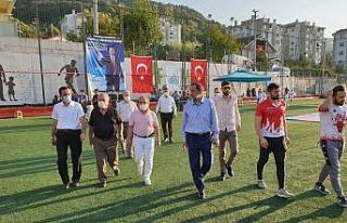 Kaynaşlı Belediyesi spor tesisi açıldı