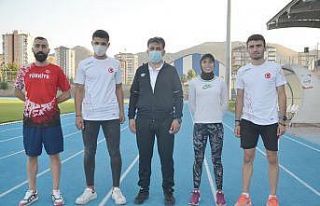 Kayserili atletler başarıya doymuyor