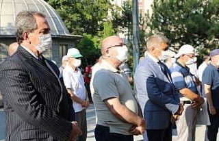 KAYÜ Rektörünün babası son yolculuğuna uğurlandı