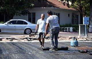Kemer Atatürk Parkı’nda çalışma başladı