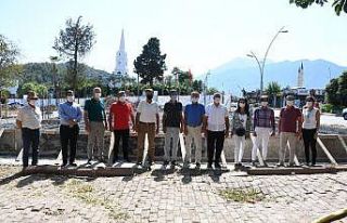 Kemer’de Atatürk Parkı projesinin temel atma töreni...