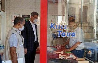 Kilis’te kebap ve dönerciler denetlendi