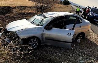 Kırıkkale’de otomobil şarampole devrildi: 4 yaralı