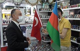 Kırıkkale’den Azerbaycan’a bayraklı destek:...