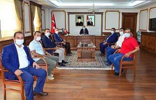 Kırşehir Belediyespor, yönetimi Vali Akın’ı...