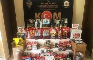 Kırşehir’de satışa hazır kaçak tütün ele...