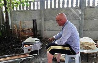 Kış hazırlıklarına erkek eli değdi