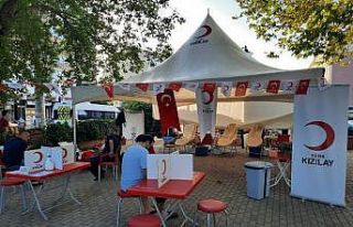 Kızılay’ın bağış mesaisi