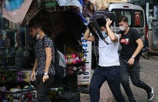 Kocaeli’de 5 dakika yağan dolu vatandaşlara zor...