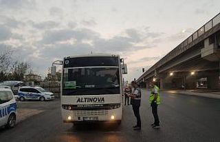 Kocaeli’de korsan taşımacılık yapan araçlara...