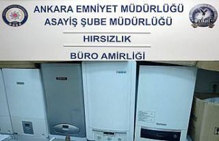 Kombi hırsızı yakayı ele verdi