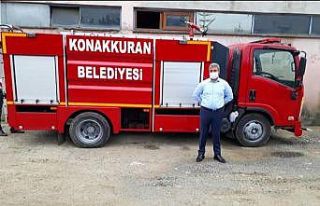 Konakkuran Belediyesi’ne modern itfaiye aracı