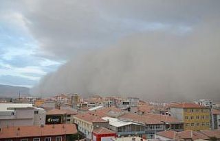 Konya’da dev toz bulutu