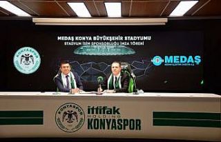 Konyaspor’un yeni stadyum sponsoru MEDAŞ
