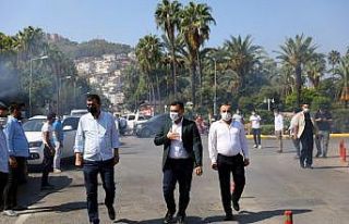 Korana virüsü yenen Başkan Yücel mesaiye başladı