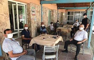 Korkuteli’de jandarma korona virüs denetimi
