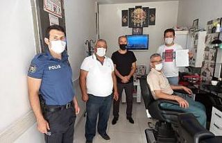 Korkuteli’nde Covid-19 denetimleri