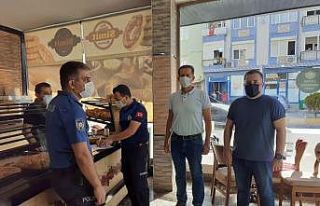 Korkuteli’nde maske, mesafe ve hijyen denetimi