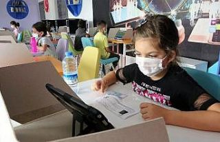 Korona virüs önlemleri altında ilk sınavlarına...