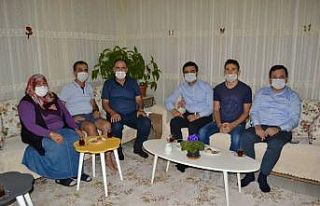 Köse ve Sancaktar, şehit ailesini ziyaret itti