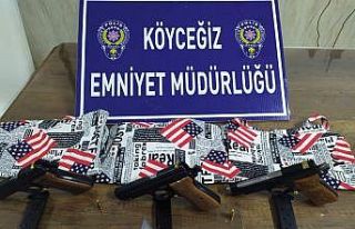 Köyceğiz’de yasa dışı silah ticareti yapan...