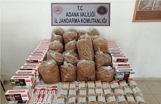 Kozan’da kaçak tütün operasyonu