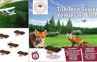 Kuduz hastalığına karşı yaban hayvanlarına havadan...