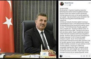 Külliye’deki toplantı için test yaptırdı, pozitif...