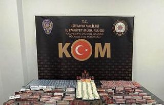 Kütahya’da cinsel içerikli kaçak ürünler ele...