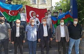 Malatya’da Azerbaycan’a destek