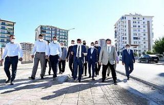 Malatya’da yol yapım çalışmaları son sürat