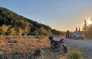 Malkara - Şarköy yolunda motosiklet takla attı:...