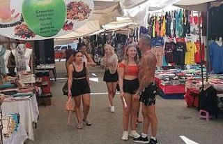 Manavgat’ta korona virüsü turistler de önemsemiyor
