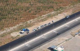 Manisa’da 30 araç helikopterli denetimden kaçamadı